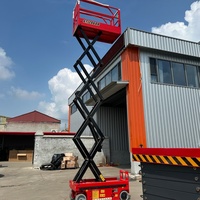 Plateforme élévatrice à ciseaux portable XTMG 8m 10m 12m, élévateur à ciseaux mobile, plateforme de levage hydraulique pour la manutention en entrepôt