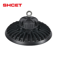 Highbay 100w 150w 200w Commercial & Industrial DIP Dimmable Hi Bay Intérieur Entrepôt Usine Luminaire ufo Led High Bay Lights