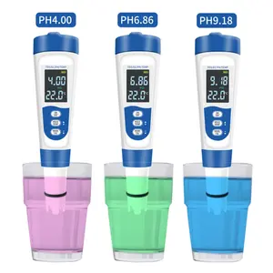 CDT-7T0A Eletrodo Medidor de PH Digital/TDS/EC/Salinity/SG/ORP/TEMP Multifuncional testador de qualidade da água Caneta Medidor de PH