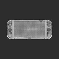 3-in-1 Geteilte Rutschfeste Strukturierte Transparente TPU Stoßfeste Schutzhülle Set für Nintendo Switch 2 Gaming-Zubehör