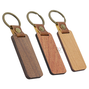 Nouveau produit, porte-clés en bois de haute qualité, porte-clés en noyer personnalisé avec logo personnalisable - Product Image 5