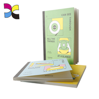 Livre à couverture souple avec impression personnalisée, reliure parfaite, pelliculage mat, livre de lecture de haute qualité, cahier d'écriture, directement de l'usine