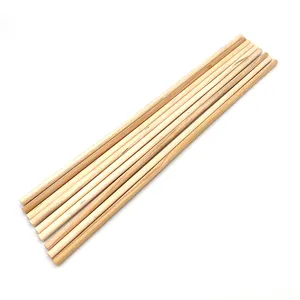 Disposable long smooth wooden paper sticks for cotton candy