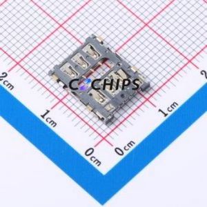 ZX-NSIM-481.35J-F <b>SIM</b> <b>Card</b> Connector SMD Connector Flip Cover Type Nano <b>SIM</b> <b>Card</b> <b>Card</b> <b>Holder</b> 1.35mm - Product Image 2