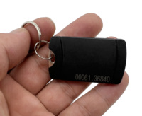 LOGO personnalisé IS018000-3 ISO15693 NFC RFID porte-clés I CODE SLIX2 NFC plastiques ABS NFC RFID porte-clés Mini étiquettes porte-clés rfid