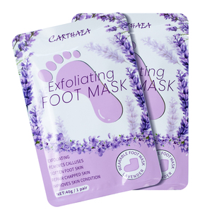 CARTHAEA Masque Exfoliant pour les Pieds à la Lavande, Masque Pelliculable Anti-Callosités, Soin Adoucissant pour Adultes - Product Image 1