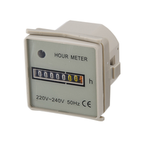 Compteur horaire numérique industriel HM-1 Compteurs industriels en plastique durables 220V-240V de longue durée et de haute précision