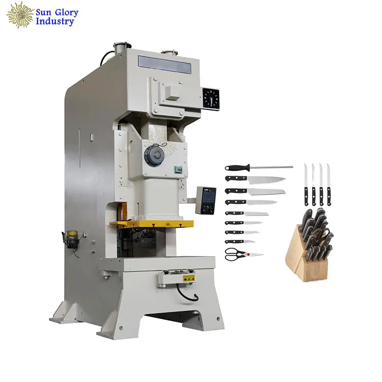 SunGlory Full Automatic kitchen Knife Cookware Sets machinery CNC hydraulic Punching Machines Forming knife sharpening machine