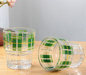 4 pièces imprimé verre tasse ensemble Portable ménage rince-bouche <span class=keywords><strong>pas</strong></span> <span class=keywords><strong>cher</strong></span> porcelaine tasse à café ensemble brossage activités en gros cadeau Option - Product Image 5