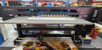 Nouvelle imprimante jet d'encre grand format 1,9 m pour publicité, imprimante hybride UV à rouleaux et à plat pour KTB, PVC, vinyle, bannières, etc.