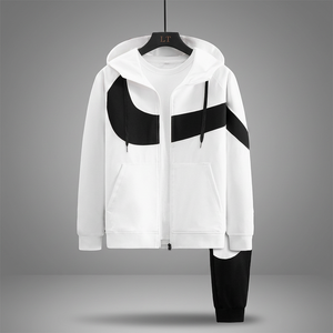 Ensemble de jogging personnalisé pour hommes, vêtements de sport, survêtement, imprimé vintage, léger, respirant, streetwear, automne - Product Image 3