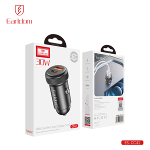 Earldom 30W USB Cargador de coche Carga rápida USB Tipo C Coche Carga rápida para Huawei Samsung Xiaomi - Product Image 6