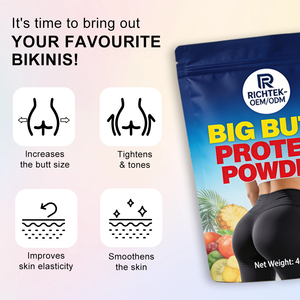 Poudre de protéines de maca naturelle à base de plantes RICHTEK <span class=keywords><strong>pour</strong></span> l'augmentation des fesses, produit de beauté en gros - Product Image 4