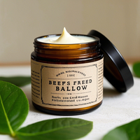Lotion pour le visage et le corps au suif de bœuf, marque privée, hydratant au miel biologique pour tous types de peau