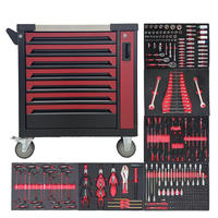 258 pièces outils robuste métal acier outil coffre boîte ensemble CE OEM Garage armoire atelier stockage chariot chariot Caja De Herramientas