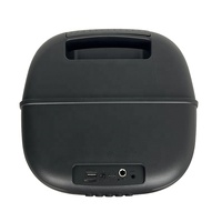 Haut-parleur extérieur double 8 pouces pour 5.3 avec micro intégré, radio USB/AUX/FM, lumières RGB, 10W, autonomie de 5 heures, en plastique, pour jardin et plage