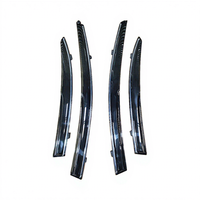 2013-2017 para Honda para piezas de carrocería cívicas, visera de ventana de plástico, protectores de lluvia y sol, Deflector, piezas de coche