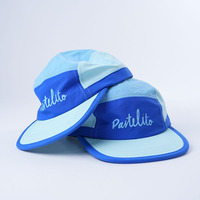 Casquette de camp réglable personnalisée à cinq panneaux Casquettes et chapeaux 5 panneaux en nylon de couleur vierge