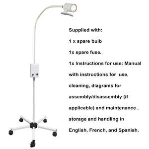 Attrezzatura veterinaria lampada per esame testa singola a LED per Procedure di emergenza sale cliniche per dermatologia dentale ENT - Product Image 3
