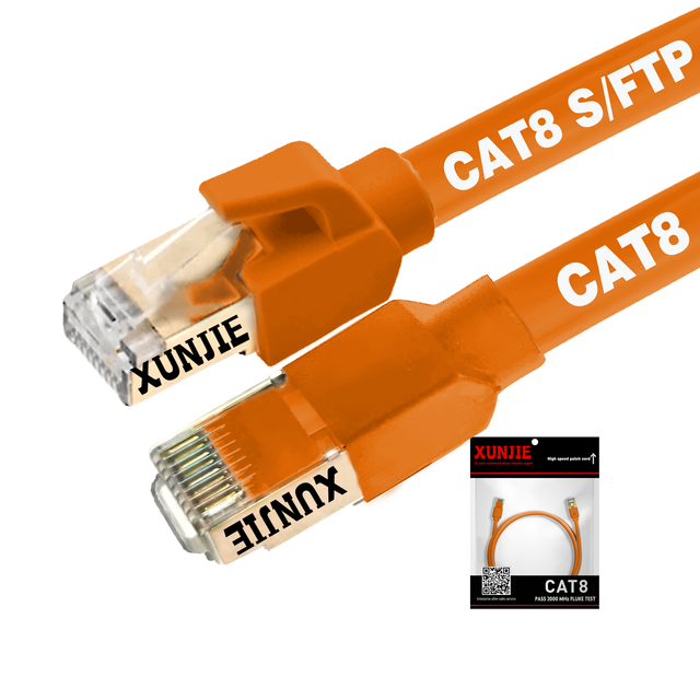 Premium Quality 1m/5m CAT8 S/FTP Ethernet Cable PVC LSZH 40Gbps 2000MHz SFTP Cat 8 RJ45 Network Lan Patch Cord UTP CCC Certified
