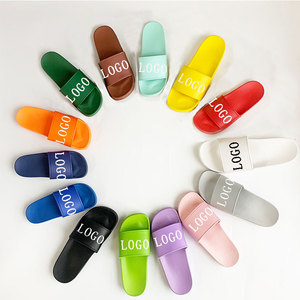 Logo personnalisé Bas Prix OEM Articles de Sport Design <span class=keywords><strong>Fantaisie</strong></span> Chaussons de Plage Mariage Uni Rouge PVC Semelle Hommes Femmes Logo Imprimé Tongs - Product Image 6