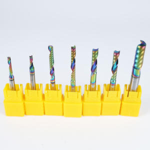 <span class=keywords><strong>Fraise</strong></span> à bout simple en carbure monobloc 16 <span class=keywords><strong>mm</strong></span> de long pour aluminium, acrylique, PVC, HRC 45/55/60/70, fraises à une seule dent pour le bois - Product Image 4