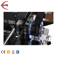 HZPK MT-50 Machine d'étiquetage pour bouteilles rondes en aluminium, diamètre de la bouteille 150 mm, imprimante de codes pour bouteilles rondes