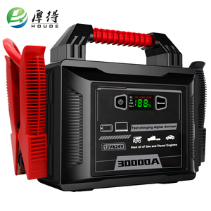 Démarreur de batterie portable robuste pour camion, 30000A 15000A 12V/24V, avec batterie au lithium, pour semi-remorques de classe 8 - Product Image 1