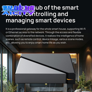 Hub Gateway Tuya Zigbee 3.0 con Conexión Wifi y Ethernet para <span class=keywords><strong>Kit</strong></span> de Hogar Inteligente, Compatible con 200 Dispositivos Zigbee, Red Zigbee Local - Product Image 3