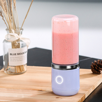 Mini Elektrische Fruit Juicer Milkshake Machine Draagbare Ijsbreker Blender Cup Oranje Draagbare Blender Mini Home Usb Oplaadbaar