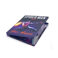 Boîte de rangement pour DVD en métal, emballage personnalisé, boîte en étain pour CD avec doublure en plastique, offre spéciale