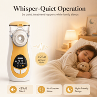 Nouveaux nébuliseurs au design innovant, inhalateur électrique, brumisateur numérique, nébuliseur portable silencieux pour bébé, nébuliseur pour l'asthme