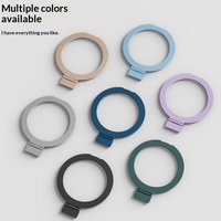 Support de téléphone métallique rotatif à 360 degrés, pliable, avec anneau de maintien et béquille pour smartphone - Vente en gros