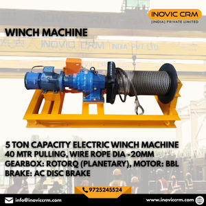 Máquina de cabrestante eléctrico hecha a medida en India |   Sistema de cabrestante de servicio pesado estándar IS en venta por exportadores - Product Image 3