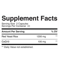 En stock – 60 capsules de levure de riz rouge et CoQ10 pour le soutien de la santé cardiaque et la vitalité cardiovasculaire (vente en gros)