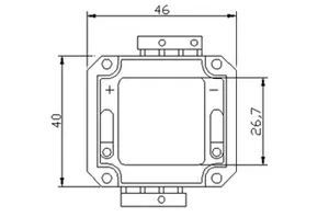 Haute intensité 100 watts 440nm 460nm 470nm led bleu