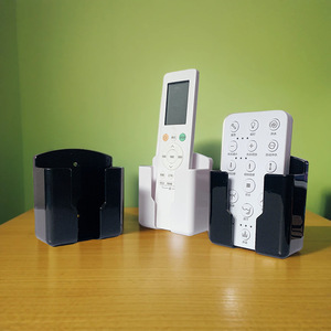 Universal Remote <b>Control</b> <b>Holder</b> Plastic Desktop Storage Box For Air Conditioner Light Remotes Wall Mount Display Rack - Product Image 1