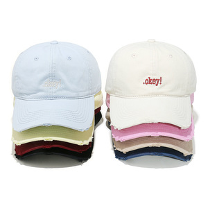 Cappellino da Baseball <span class=keywords><strong>OKEY</strong></span> con Ricamo di Lettere, Unisex, Stile Retrò, Regolabile, in Cotone, per Attività all'Aperto, Ciclismo e Feste - Product Image 2