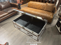 Table basse de style aviateur américain, meilleur prix, meubles Foshan pour salon, usage domestique