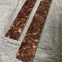 Carreaux en porcelaine à friser, 30x80x11cm, design de marbre, bordure remplie pour décoration de la maison