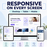 El Mejor Diseño de Sitios Web Educativos, Desarrollo de LMS para Plataformas de Aprendizaje en Línea, Gestión de Cursos Escolares, Compatible con Mac OS