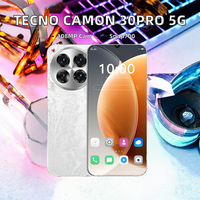 Smartphone Tecno Camon 30 Pro 2GB 1TB 5G LTE Versi Global Layar QHD AMOLED Kamera 108MP Gaming Dukungan Bahasa Prancis/Spanyol