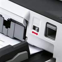 Scanner de documents de production Ricoh Fi-7700 A3 à plat avec ADF, double plateforme, 100 ppm, haute vitesse, pour archivage en lot, bancaire, USB