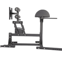 Banc de musculation pliable en acier pour gluteus, ischio-jambiers et extensions dorsales