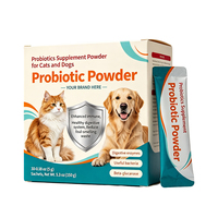 Poudre Probiotique de Qualité Vétérinaire en Promotion – 30 Sachets d'Enzymes Digestives pour Chats et Chiens – Complément Quotidien