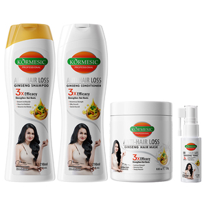 KORMESIC – Kit de Soins Capillaires au Ginseng Certifié Bpom – Anti-Chute – Shampoing, Après-Shampoing, Masque Capillaire, Tonique Nourrissant pour Femmes – Logo Personnalisé - Product Image 2