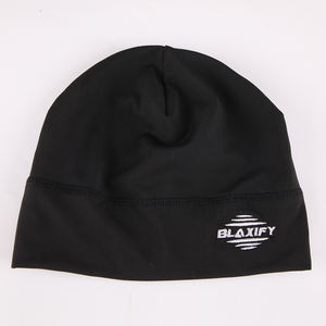 Özel Logo bisiklet dağcılık şapka saten kaplı bisiklet sürme yürüyüş bere nakış Logo Unisex spor kayak kafatası kap - Product Image 6