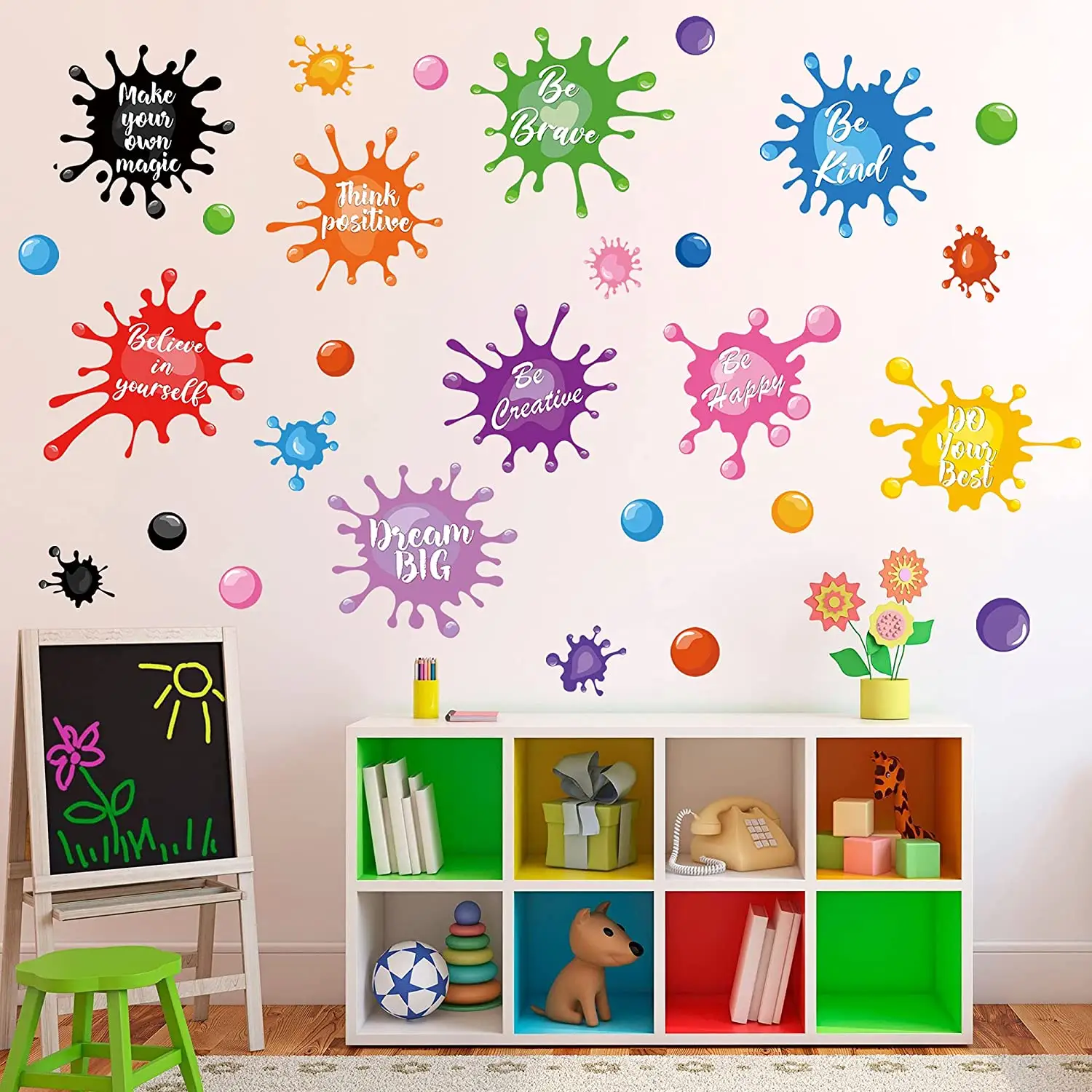 wall decals for Boys Girls Room Stickers Removable Vinyl Decor for Bedroom Living Room Classroom