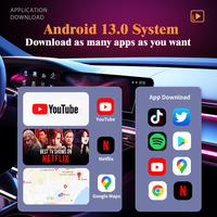 Factory Qualcomm 8 + 128GB Android 13 Universal Car YouTube Netflix Google Play Store Auto Smart AI Box Adapter Wireless CarPlay