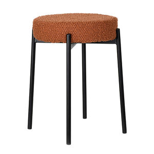 Moderner einfacher Samt-Einzelschuh-Wechsel hocker Home Dressing Round Sofa Fuß schemel Stapelbarer Mahlzeit hocker - Product Image 5